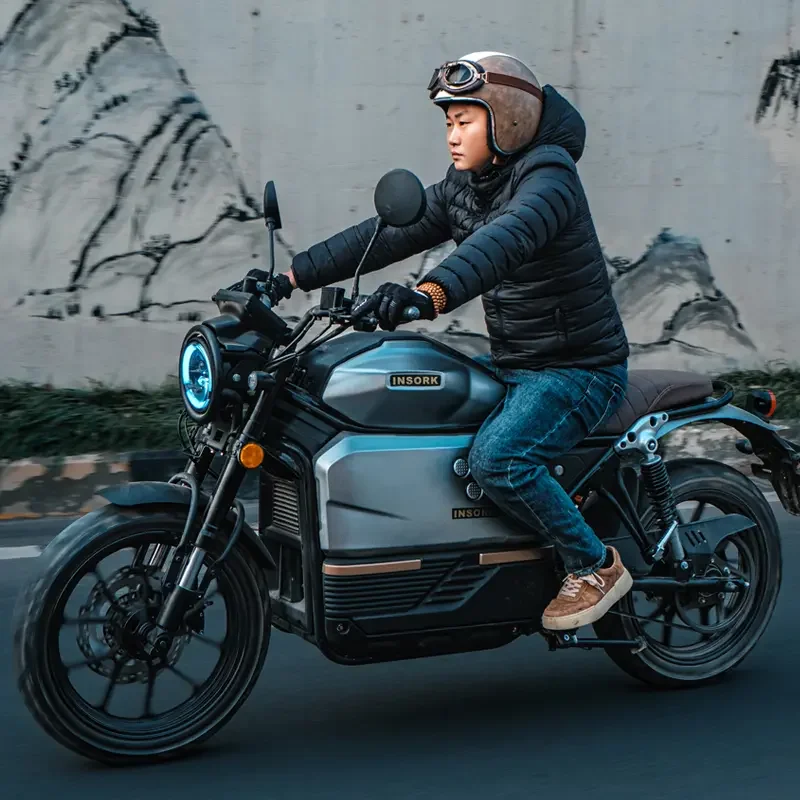 Insork Launches the EM77: A Retro-Styled Electric Café Racer